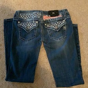 American Flag Miss Me Jeans